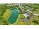 A tranquil community pool, pond and greenbelt enhance the neighborhood's appeal at 16802 Oak Manor Dr, Westfield, IN 46074