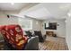 Finished basement with home theater setup and comfortable seating for movie nights at 16802 Oak Manor Dr, Westfield, IN 46074
