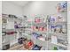 Spacious walk-in pantry with wire shelving for organized storage and accessibility of goods and cooking items at 17309 Graley Pl, Westfield, IN 46074