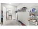 Spacious walk-in closet featuring wire shelving and carpeted floors perfect for organized storage at 17309 Graley Pl, Westfield, IN 46074