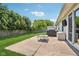 Patio with a fire pit and manicured lawn, perfect for outdoor entertaining at 17357 Austrian Pine Way, Westfield, IN 46074