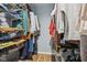 Walk-in closet with wire shelving and ample storage space for clothes and accessories at 17357 Austrian Pine Way, Westfield, IN 46074