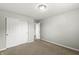 Neutral bedroom features carpet, double closet, and ceiling light at 1829 Archbury Dr, Avon, IN 46123