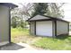 Detached garage offering extra storage or parking space; enhance your property's functionality at 3026 Stuart St, Indianapolis, IN 46218