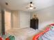 room with a car bed, neutral walls and carpet and a closet at 312 Hawthorne Dr, Pittsboro, IN 46167