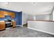 Modern kitchen with stainless steel appliances, tile flooring, and ample cabinet space at 4007 Knollwood Ave, Franklin, IN 46131