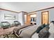 Spacious bedroom with a walk-in closet and ensuite bathroom at 407 Woodland E Dr, Greenfield, IN 46140