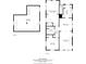 This floorplan includes a basement and a second story layout of the home at 4137 Rookwood Ave, Indianapolis, IN 46208