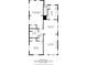 Floorplan featuring the kitchen, dining room, living room, bedrooms, bath, and entry at 4137 Rookwood Ave, Indianapolis, IN 46208