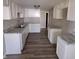 Updated kitchen featuring new cabinets, countertops, and modern stainless steel appliances at 520 E County Road 500 S, Muncie, IN 47302