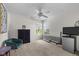 Bright and airy bedroom with large windows, carpet floors, and lots of space at 6524 Turning Leaf Ln, Indianapolis, IN 46236