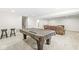Finished basement featuring a pool table and comfortable seating at , Greenwood, IN 46143