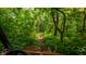 A scenic trail winding through a lush green forest at 8717 Moore Rd, Indianapolis, IN 46278