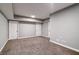 Finished basement featuring plush carpeting and multiple closets for storage at 1021 N Alabama St, Indianapolis, IN 46202
