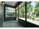 Back porch with a view of the grass, trees and patio at 1021 N Alabama St, Indianapolis, IN 46202
