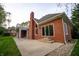 Backyard featuring a patio, well-manicured lawn, and exterior brickwork and chimney at 1188 Old Eagle Way, Greenwood, IN 46143