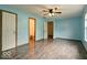Spacious bedroom with an ensuite bathroom and plenty of closet space at 12157 Longstraw Dr, Indianapolis, IN 46236