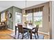 Cozy dining area with natural light is the perfect space for Gathering meals at 1313 Brentford Ln, Greenwood, IN 46143