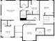 Second floor plan featuring bedrooms, bathrooms, walk-in closets, and laundry room at 1313 Brentford Ln, Greenwood, IN 46143