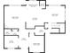 First floor plan featuring the Gathering room, kitchen, dining room, office, and foyer at 1313 Brentford Ln, Greenwood, IN 46143