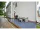Back deck with grill and seating area at 1512 Bellefontaine St, Indianapolis, IN 46202