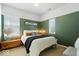 Cozy bedroom with a queen bed, stylish decor, and bright natural light from the window at 1655 Avondale Dr, Westfield, IN 46074
