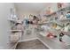 Organized walk-in pantry with ample shelving for storage at 1715 Foudray S Cir, Avon, IN 46123