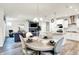 Open-concept living space with the kitchen, dining, and living area combined for easy living at 17319 Henslow Dr, Westfield, IN 46074