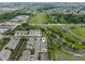 Aerial view of the property, with landscaped surroundings, convenient street access, and nearby amenities at 258 Coatsville Dr, Westfield, IN 46074