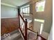 Home foyer featuring a staircase, entry, and hardwood floors at 258 Coatsville Dr, Westfield, IN 46074