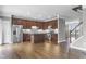 Spacious kitchen boasts stainless steel appliances, wood cabinets, and a center island at 258 Coatsville Dr, Westfield, IN 46074