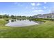 Scenic pond view in a well-maintained community with lush greenery and beautiful landscaping at 258 Coatsville Dr, Westfield, IN 46074