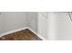 Walk-in closet featuring hardwood flooring and wire shelving, maximizing storage space and organization at 258 Coatsville Dr, Westfield, IN 46074