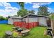Spacious backyard with patio, outdoor seating, firepit, and barbecue for entertaining guests at 2832 Hillside Ave, Indianapolis, IN 46218