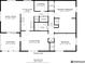Layout of a 1,379 sq ft home with a sun room, living room, and primary bedroom at 2832 Hillside Ave, Indianapolis, IN 46218
