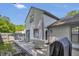 Backyard with a deck and white siding on the home at 2925 Horse Hill East Dr, Indianapolis, IN 46214