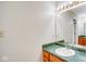 Bathroom with a sink, mirror, and ample wall space at 318 Meadowview Ln, Greenwood, IN 46142