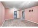 Finished basement area showing the open doorway at 3414 Ferncliff Ave, Indianapolis, IN 46227