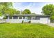 Well maintained home with brick facade and light blue front door at 3414 Ferncliff Ave, Indianapolis, IN 46227