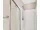 Modern shower with glass enclosure and upgraded showerhead at 3811 Tartan Trl, Whitestown, IN 46075