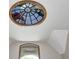 Decorative stained glass in the ceiling at 4181 Whitetail Woods Dr, Bargersville, IN 46106