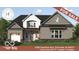 Beautiful new construction home featuring a two-car garage and well-manicured lawn for sale at 4295 Hamilton Run, Zionsville, IN 46077