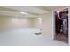 Spacious basement featuring neutral paint and exposed utilities, offering potential for finishing at 4718 Dancer Dr, Indianapolis, IN 46237