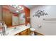 Bathroom with shower and vanity at 5431 Nathan Pl, Indianapolis, IN 46237