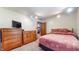 Bedroom featuring carpet, closet and a television at 5431 Nathan Pl, Indianapolis, IN 46237