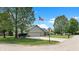 Exterior view of home with flag at 5431 Nathan Pl, Indianapolis, IN 46237