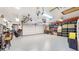 Spacious garage with epoxy flooring at 5431 Nathan Pl, Indianapolis, IN 46237