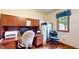 Office with built-ins, window and desk at 5431 Nathan Pl, Indianapolis, IN 46237