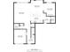 Detailed floor plan showcasing the layout of the main level with dimensions at 6305 N Woodhaven Dr, McCordsville, IN 46055