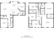 Detailed floor plan showcasing layout of rooms including living room, kitchen and bedrooms at 6305 N Woodhaven Dr, McCordsville, IN 46055